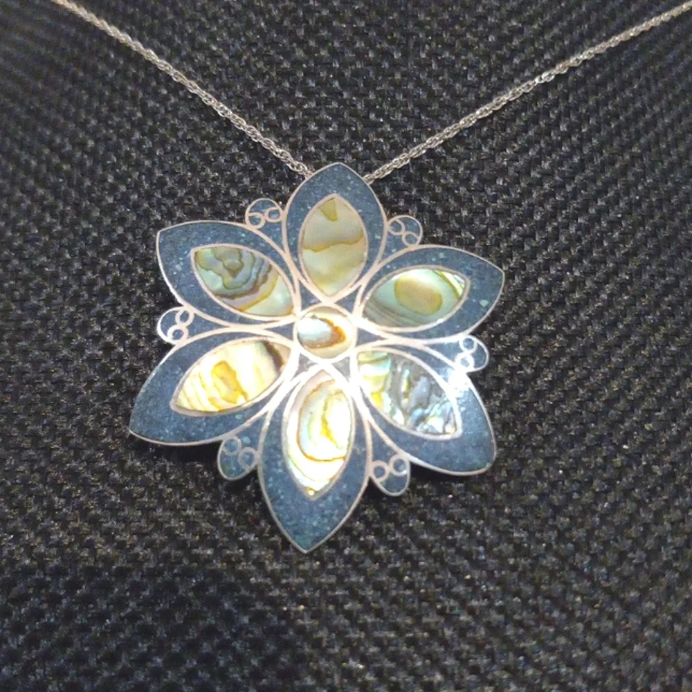 925 Mexico brooch/pendant - Picture 10 of 14